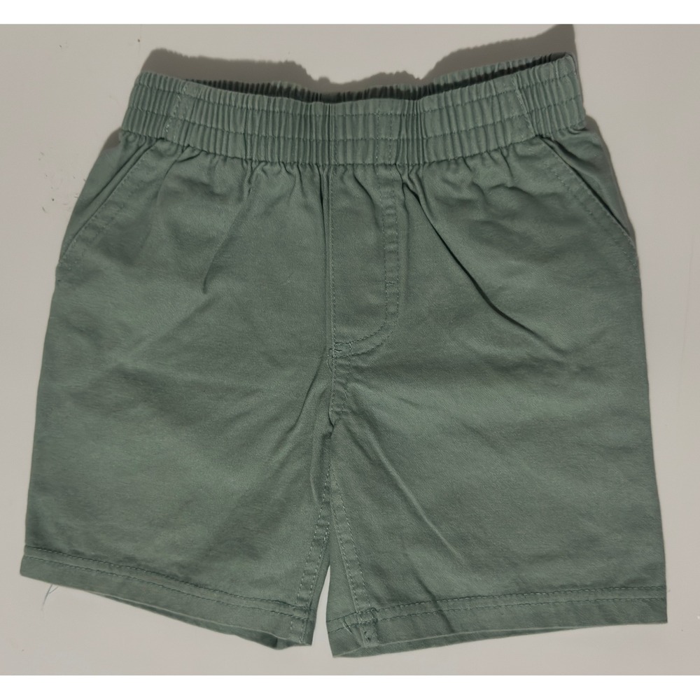 Size 3T - Timberland Boys Sage Green Pull On Chino Shorts Elastic Waist Twill